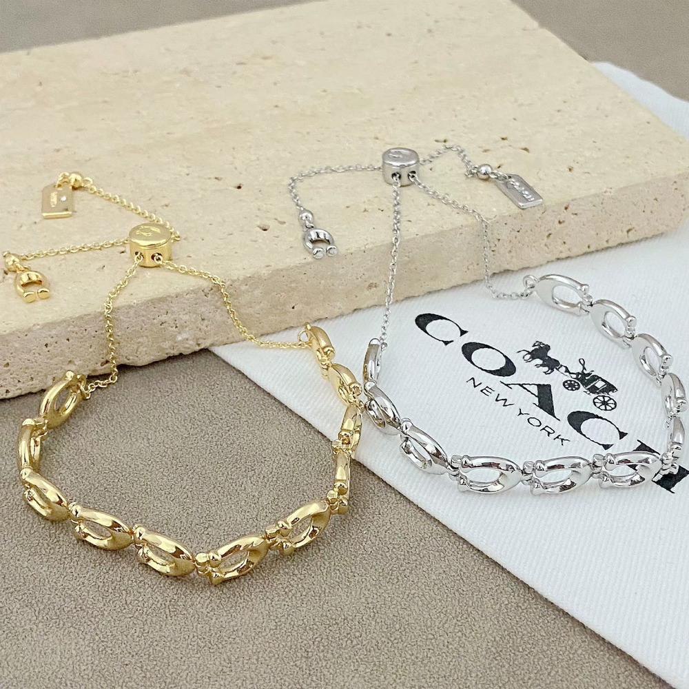 Coach Star Letter Adjustable Bracelet